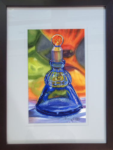 Click to view detail for Blue Bottle 10.5x6.5 $478